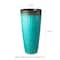 Glitzhome® Oversized Turquoise Honeycomb Textured Tall Plastic Planters, 2ct.